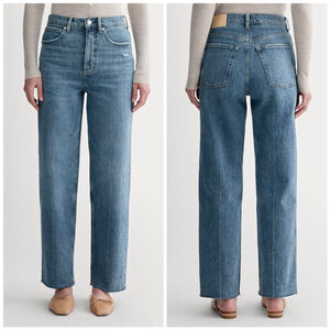 Everlane The Way-High® Jean Blue Size 26 Regular High Waist Straight Leg Denim